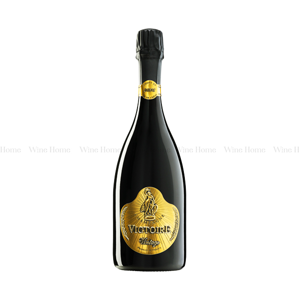 Rượu Champagne Victoire Black Shiny Vintage
